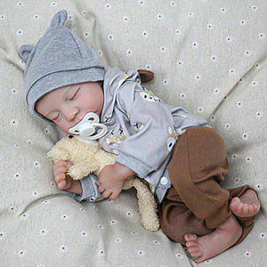 18 Inch Soft Weighted Realistic‎ Body Reborn Baby Dolls Boy